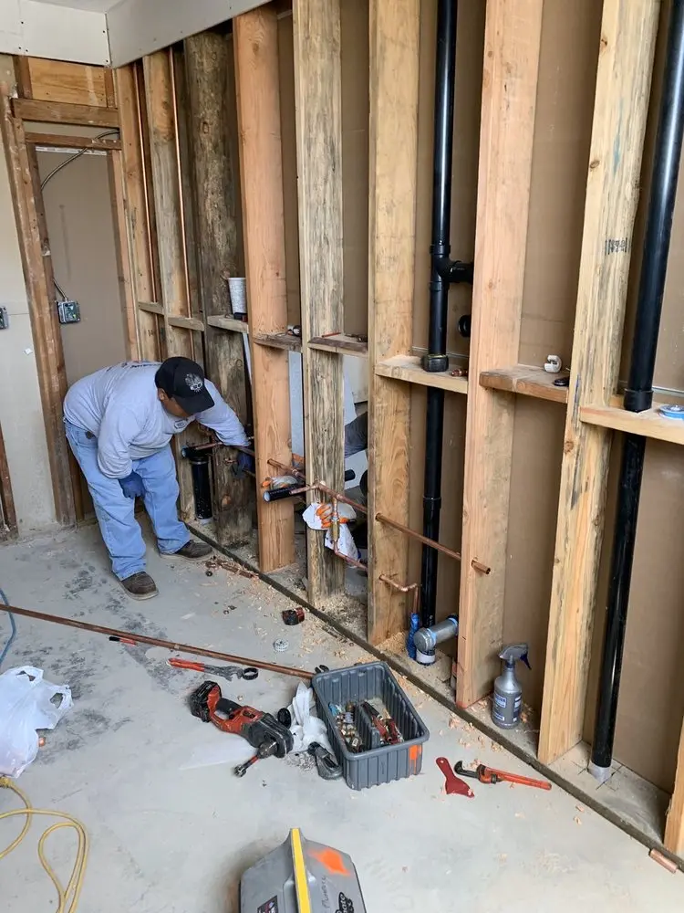 Commercial rough-in plumbing for Water Heater Replacement in Sweetwater Estates
